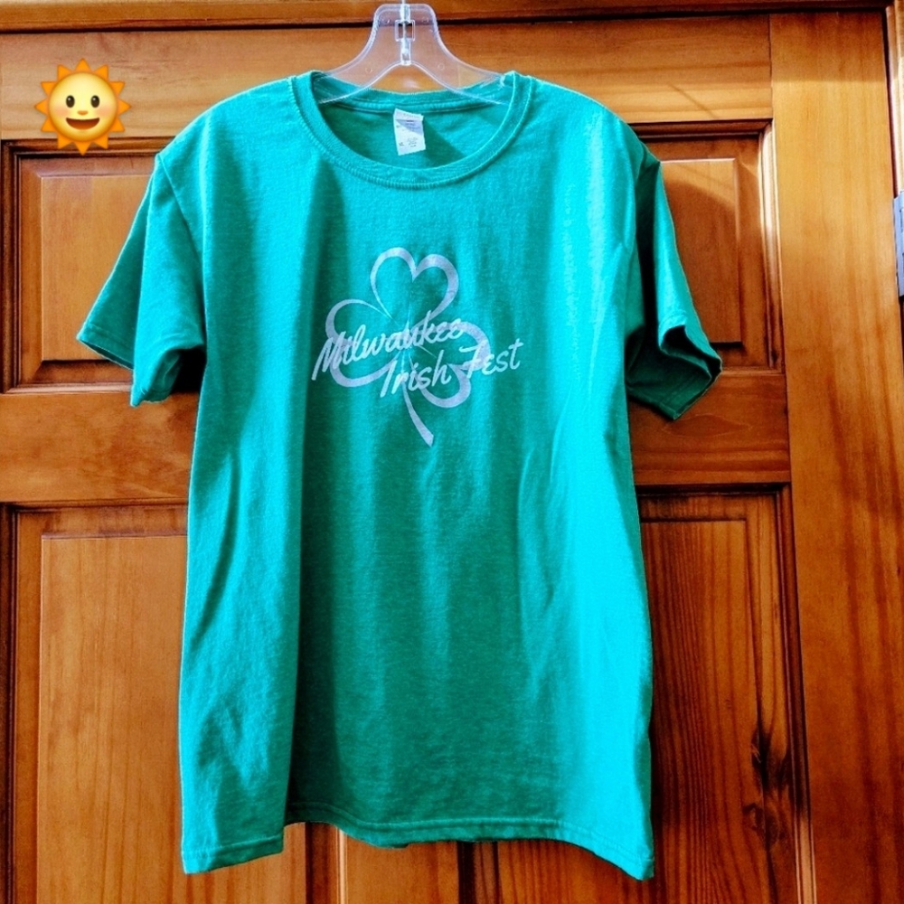 Green Milwaukee Irish Fest T-Shirt Youth XL
